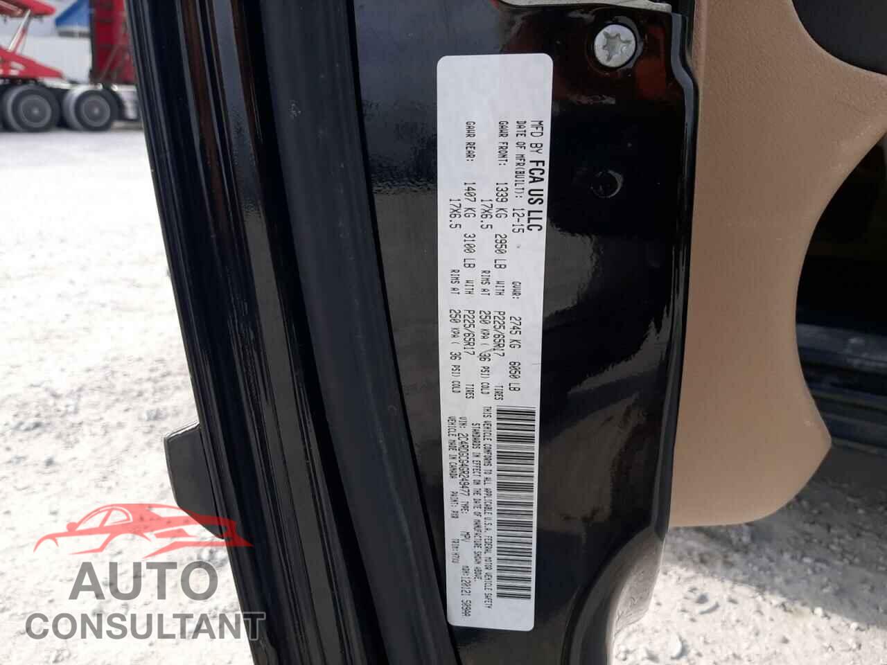 DODGE CARAVAN 2016 - 2C4RDGCG4GR249477