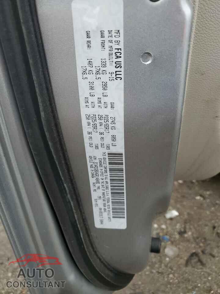 DODGE CARAVAN 2016 - 2C4RDGBG4GR146495