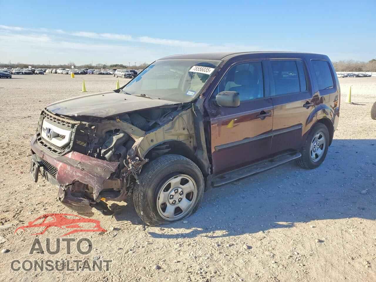 HONDA PILOT 2011 - 5FNYF3H27BB016161