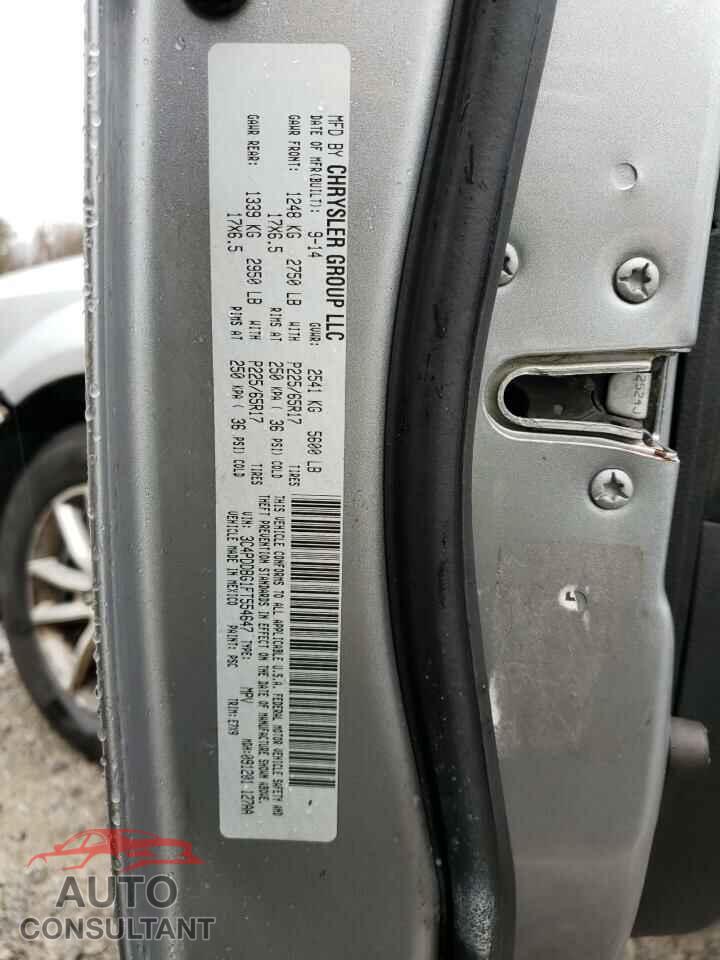 DODGE JOURNEY 2015 - 3C4PDDBG1FT554647