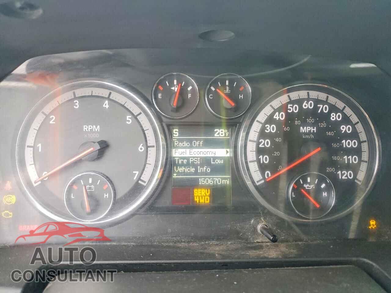 DODGE RAM 1500 2012 - 1C6RD7GT2CS170574