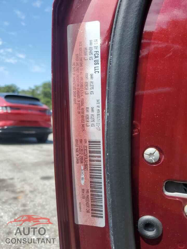 DODGE CHALLENGER 2018 - 2C3CDZBT0JH196021