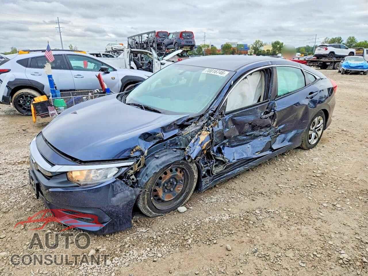 HONDA CIVIC 2017 - 19XFC2F58HE035257
