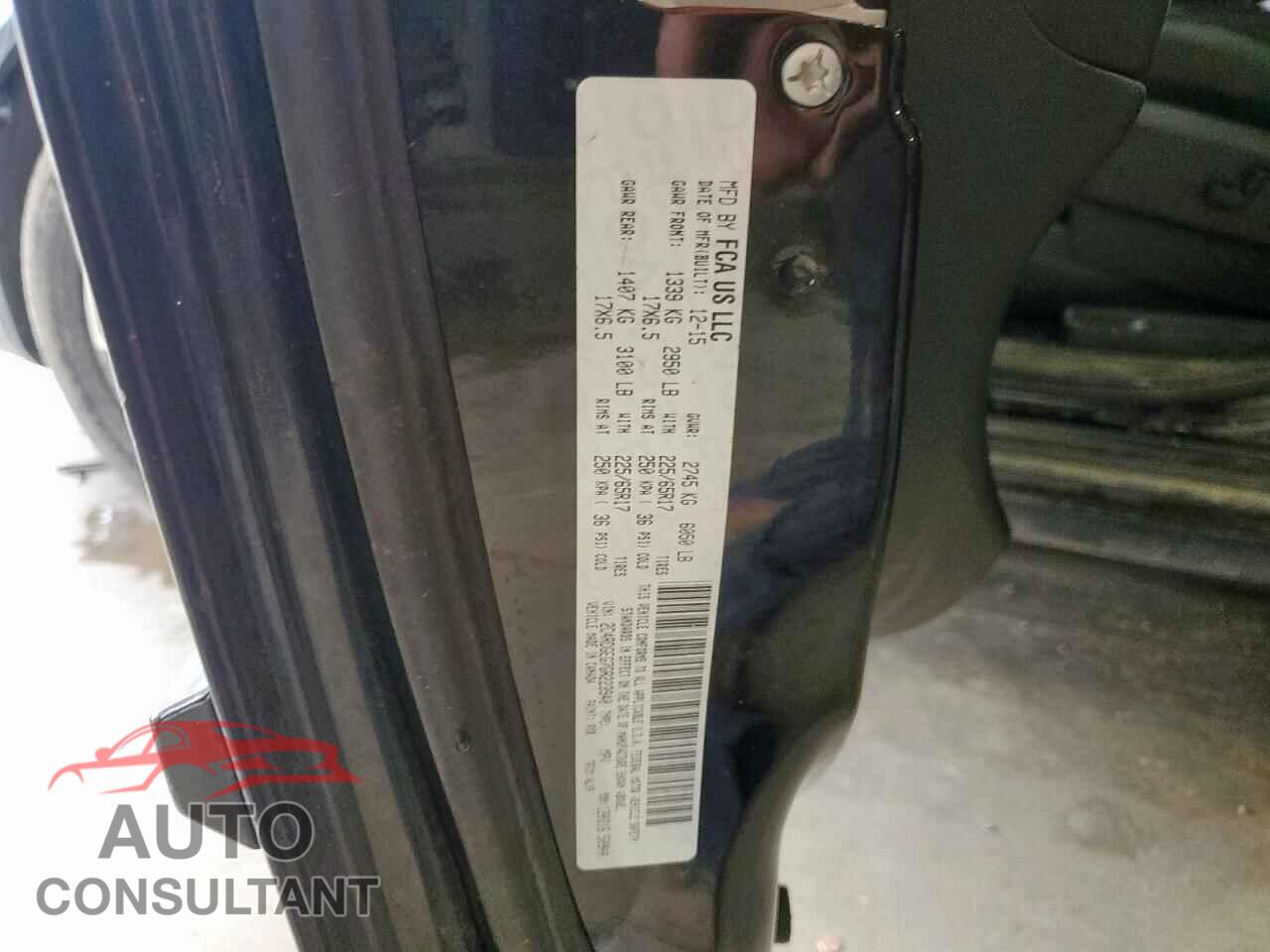 DODGE CARAVAN 2016 - 2C4RDGEG7GR223940