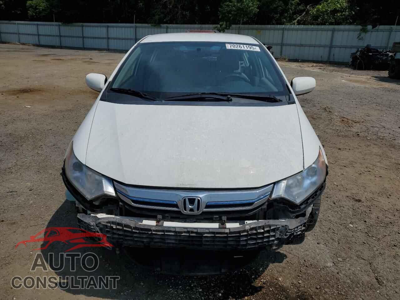 HONDA INSIGHT 2013 - JHMZE2H54DS006834