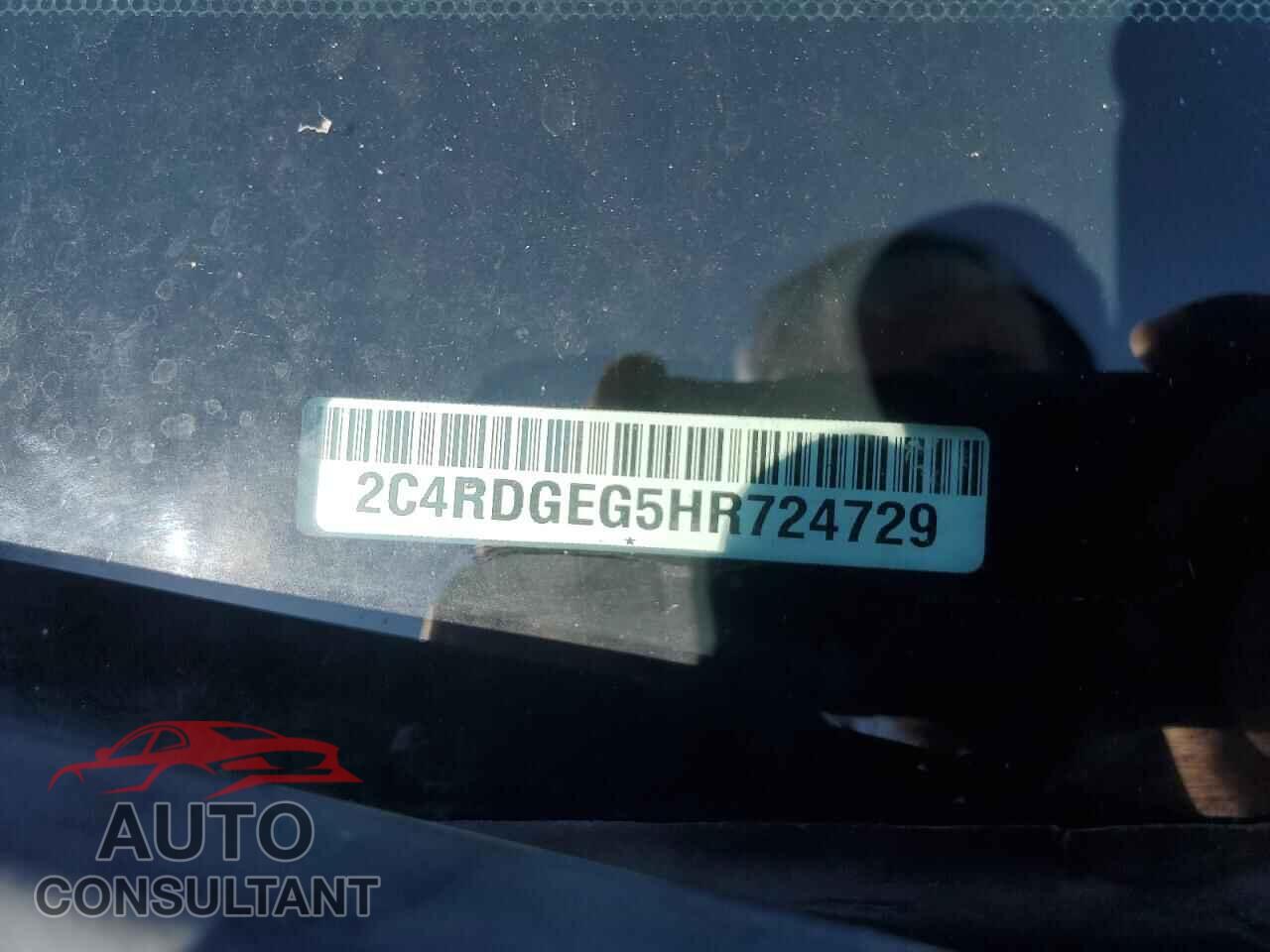 DODGE CARAVAN 2017 - 2C4RDGEG5HR724729