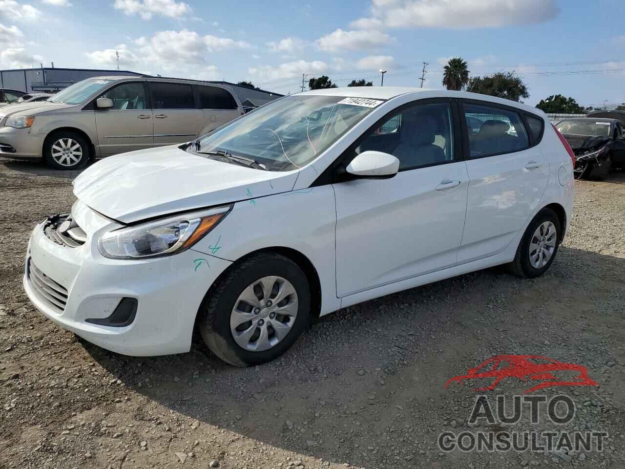 HYUNDAI ACCENT 2017 - KMHCT5AE4HU337850