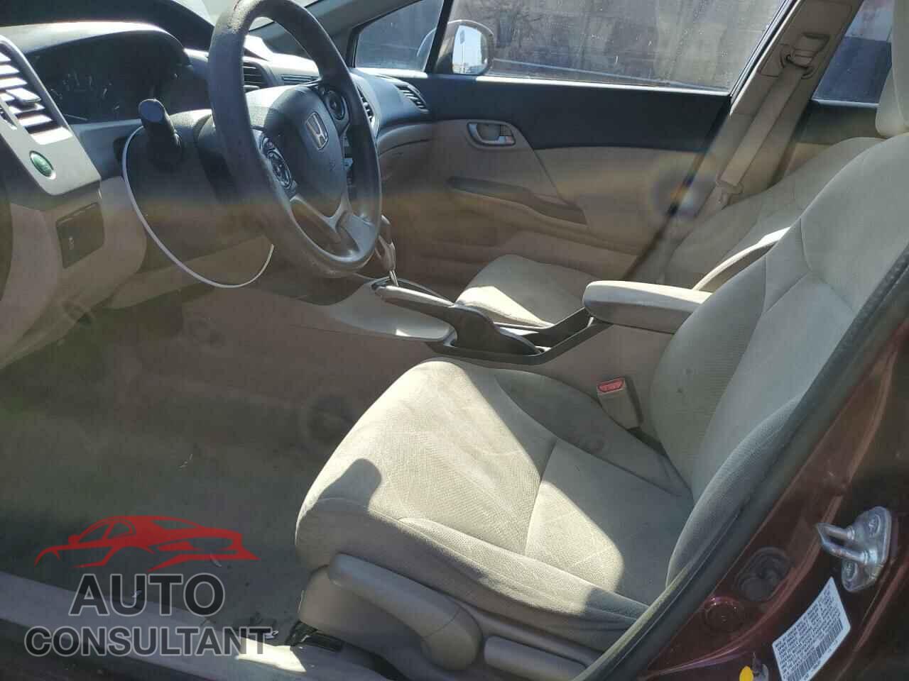 HONDA CIVIC 2012 - 19XFB2F57CE368299