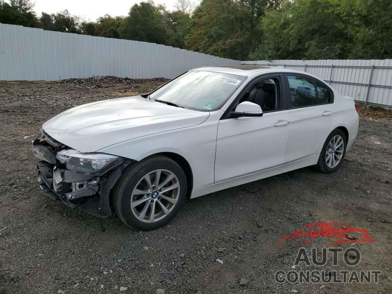 BMW 3 SERIES 2017 - WBA8A3C31HK692435