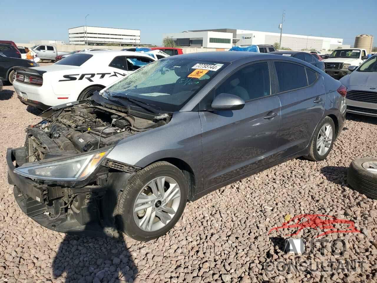 HYUNDAI ELANTRA 2019 - KMHD84LF8KU844666