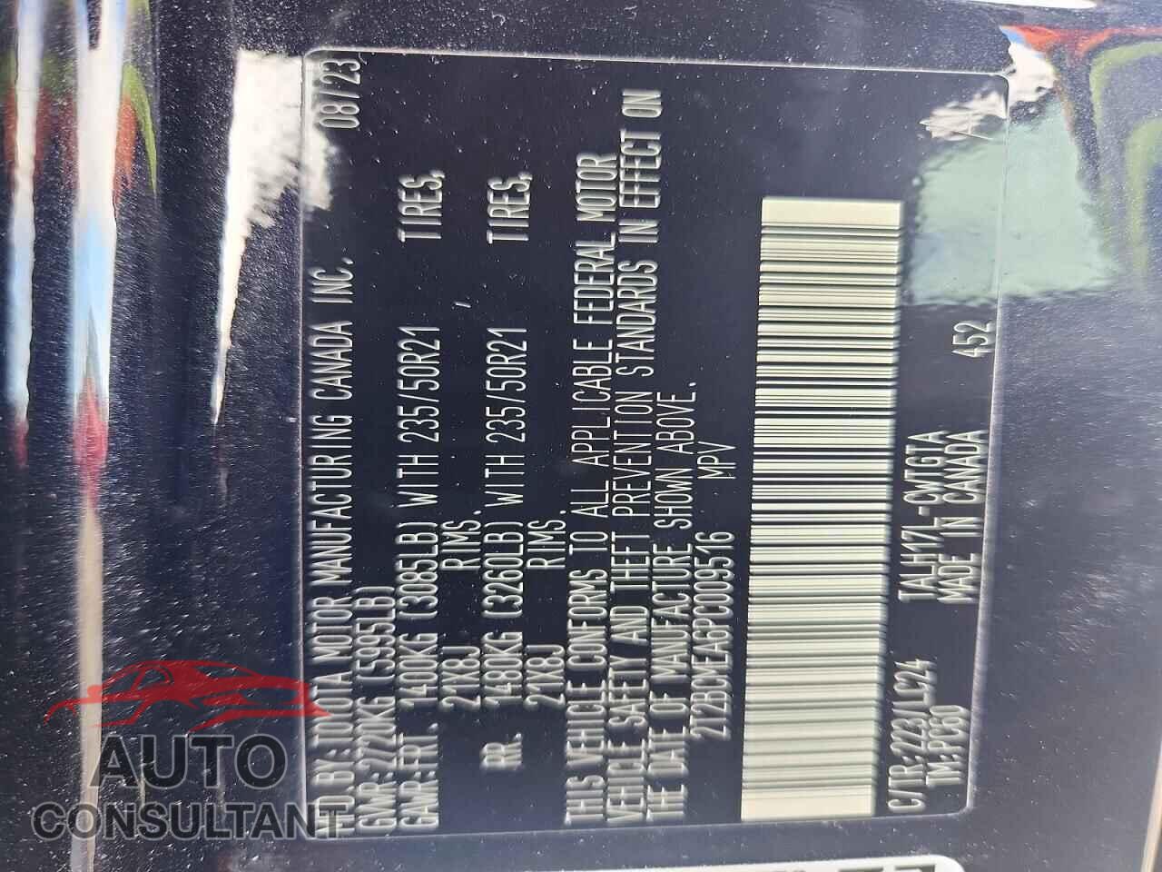 LEXUS RX450 2023 - 2T2BCMEA6PC009516