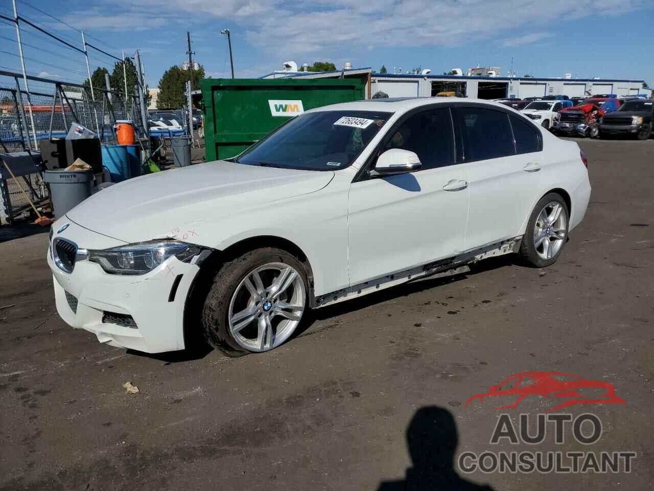 BMW 3 SERIES 2016 - WBA8B7G54GNT70515