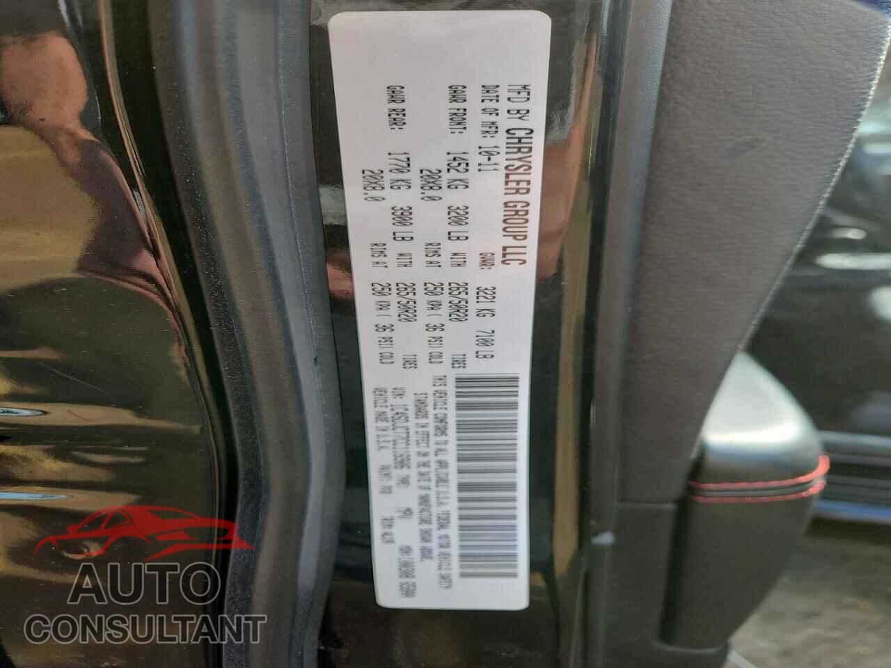 DODGE DURANGO 2012 - 1C4SDJCT7CC116906