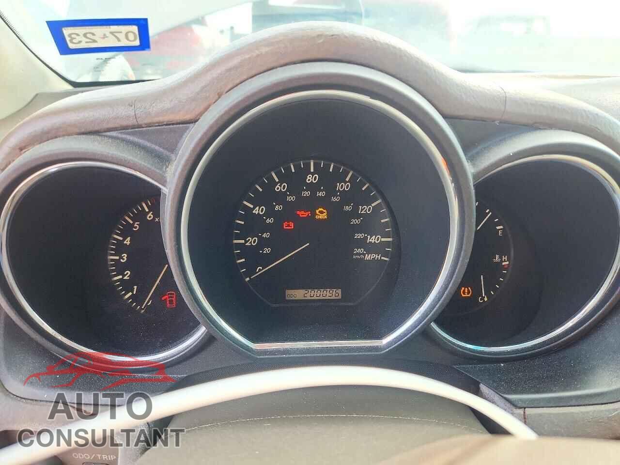 LEXUS RX350 2009 - 2T2GK31U19C070648