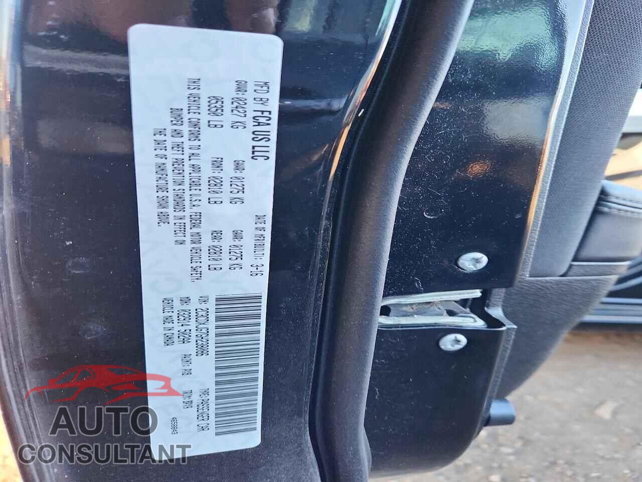 DODGE CHARGER 2016 - 2C3CDXJG7GH238086