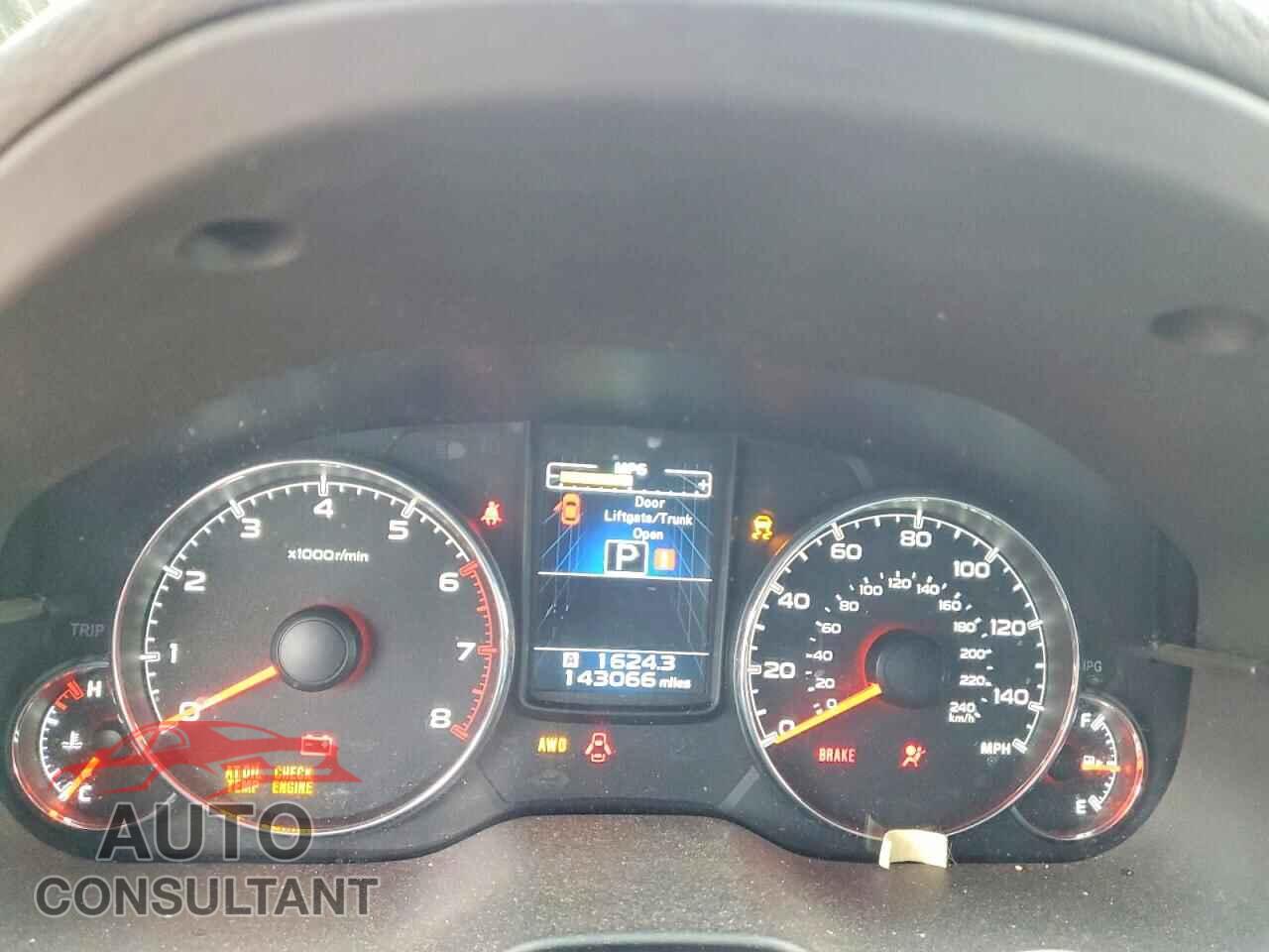 SUBARU OUTBACK 2014 - 4S4BRBLCXE3247365
