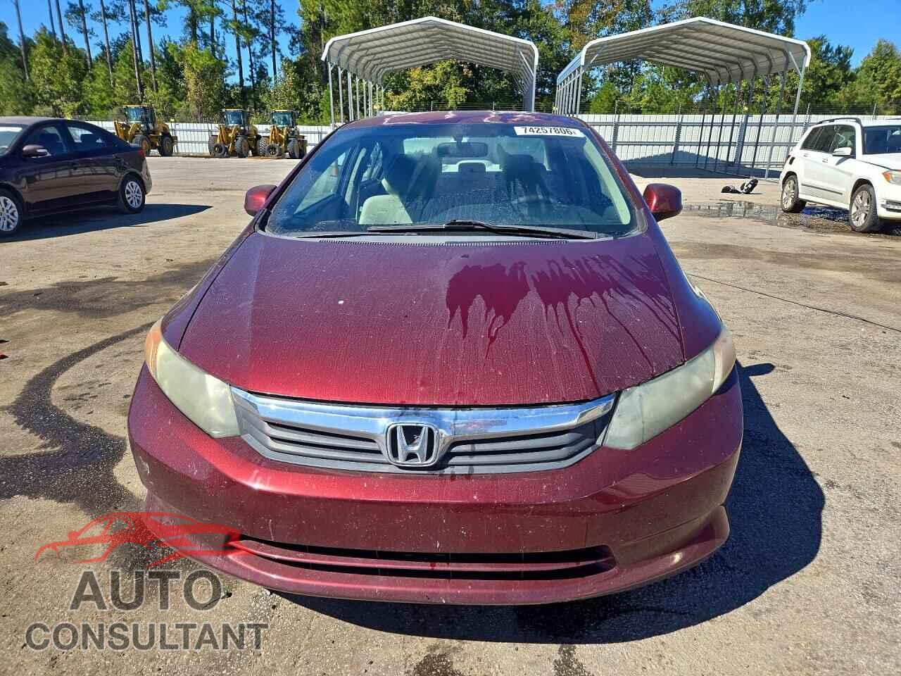 HONDA CIVIC 2012 - 2HGFB2E56CH514988