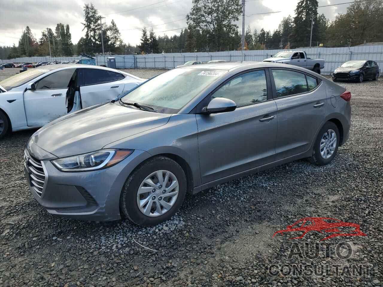 HYUNDAI ELANTRA 2017 - KMHD74LF6HU084099