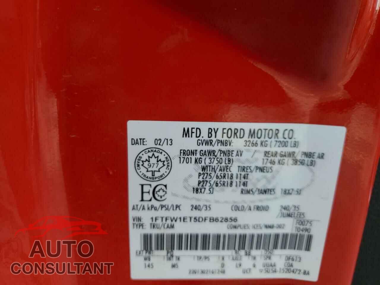 FORD F-150 2013 - 1FTFW1ET5DFB62856