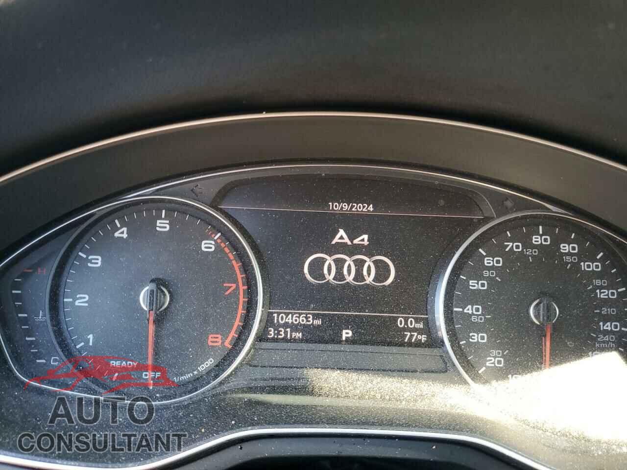 AUDI A4 2017 - WAUGNAF44HN003317