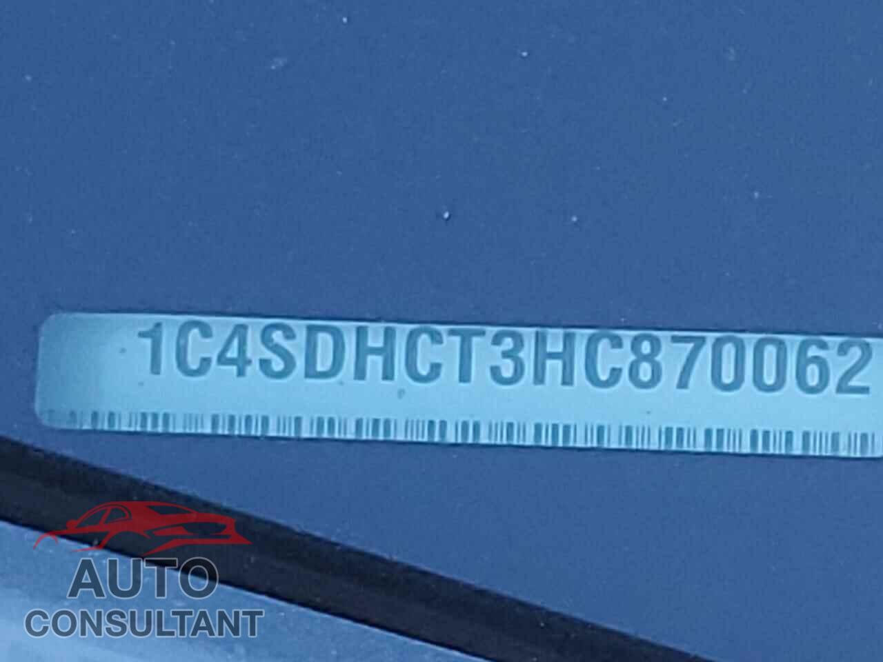 DODGE DURANGO 2017 - 1C4SDHCT3HC870062