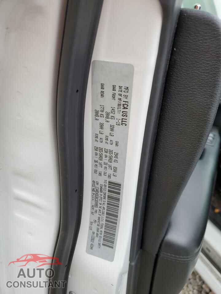DODGE DURANGO 2019 - 1C4RDHDG3KC650993
