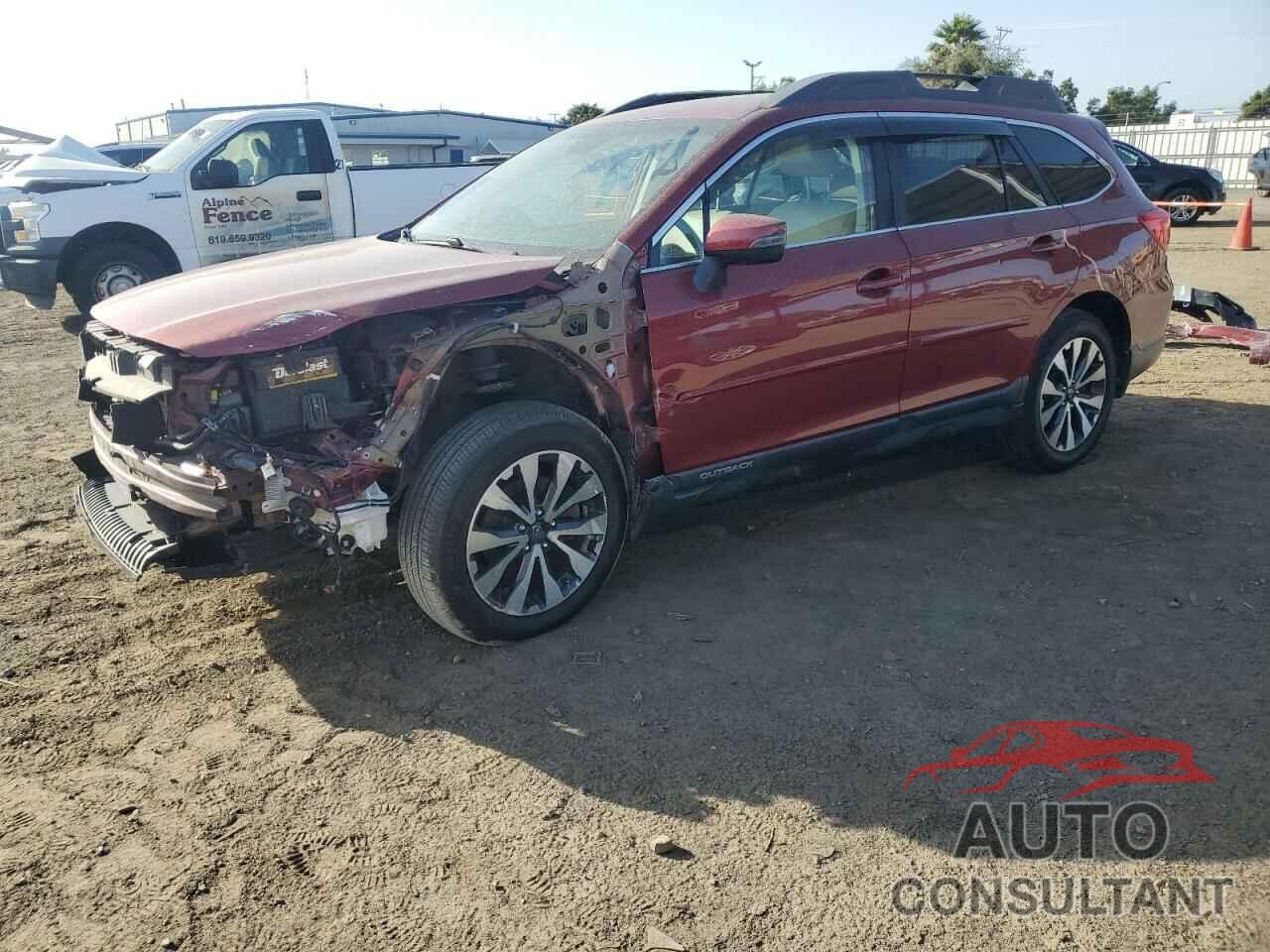 SUBARU OUTBACK 2015 - 4S4BSENC3F3327966