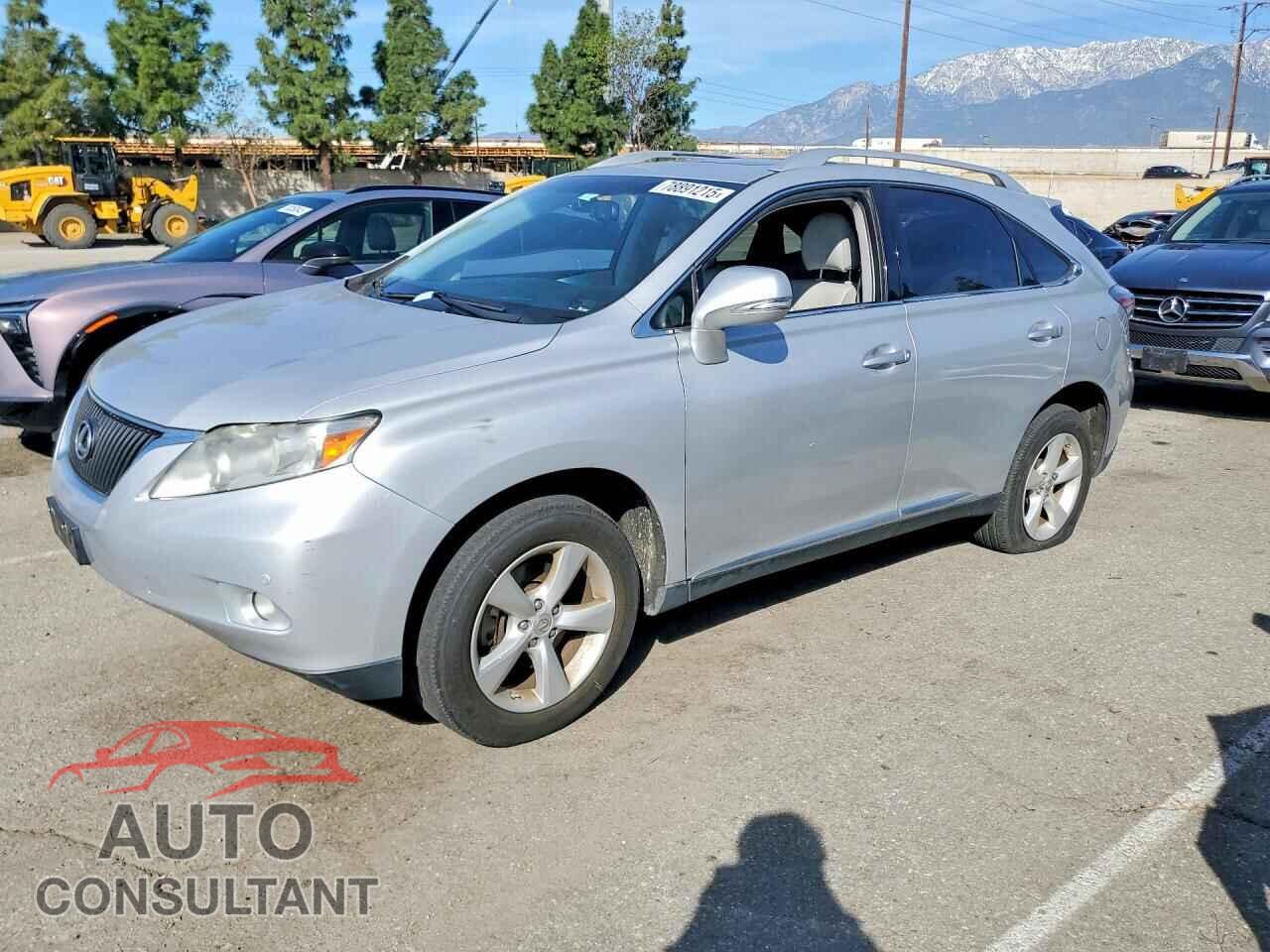 LEXUS RX 350 2012 - 2T2BK1BA2CC139941