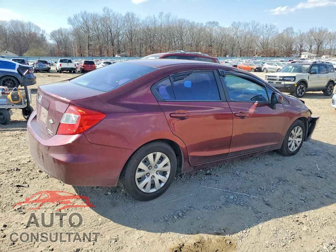 HONDA CIVIC 2012 - 2HGFB2F53CH612830