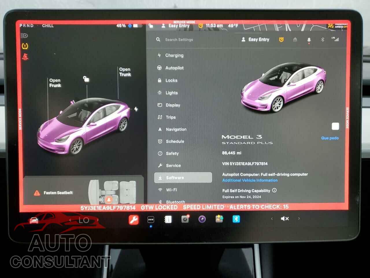 TESLA MODEL 3 2020 - 5YJ3E1EA9LF797814