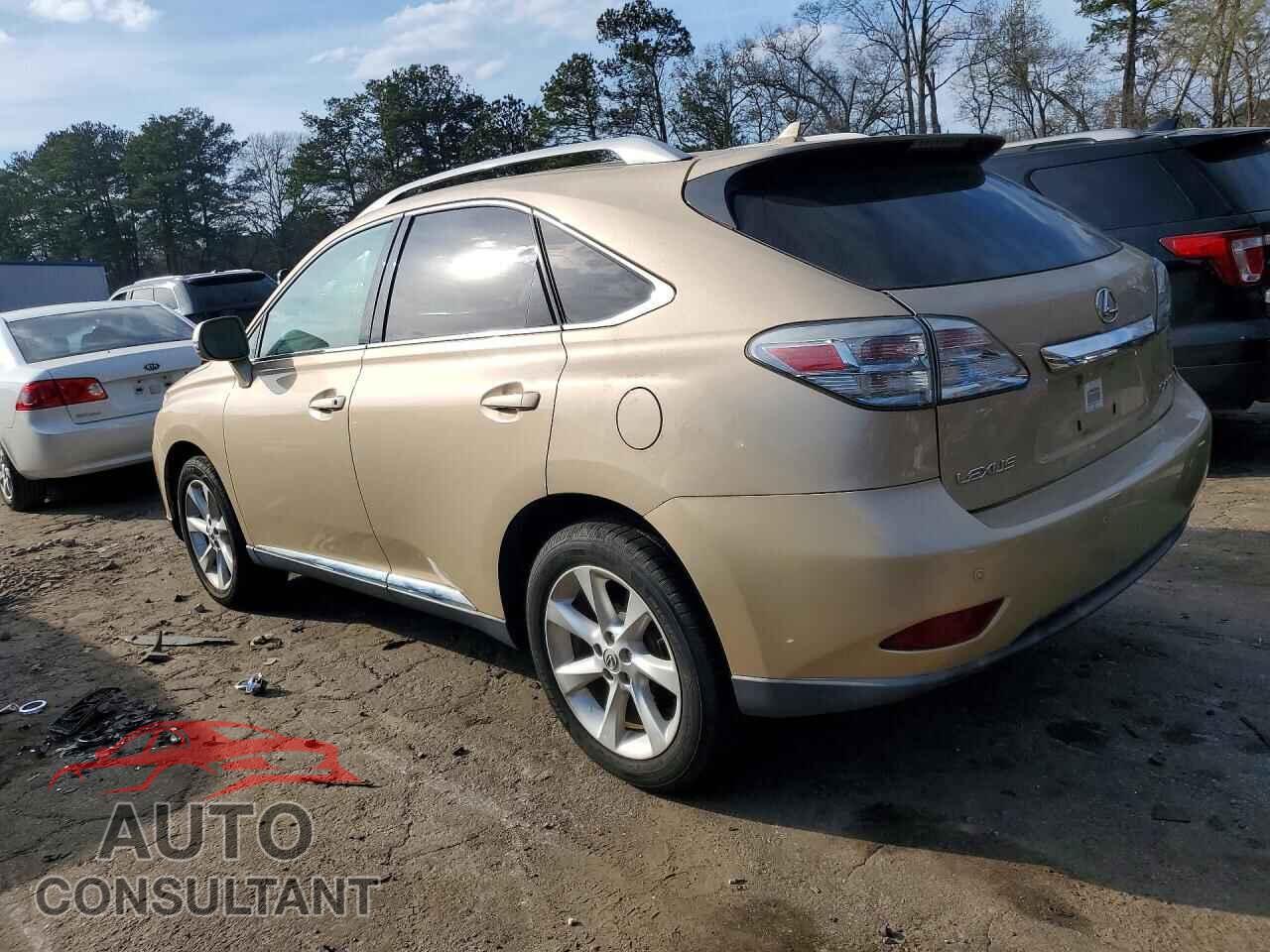 LEXUS RX350 2010 - 2T2ZK1BA6AC023783
