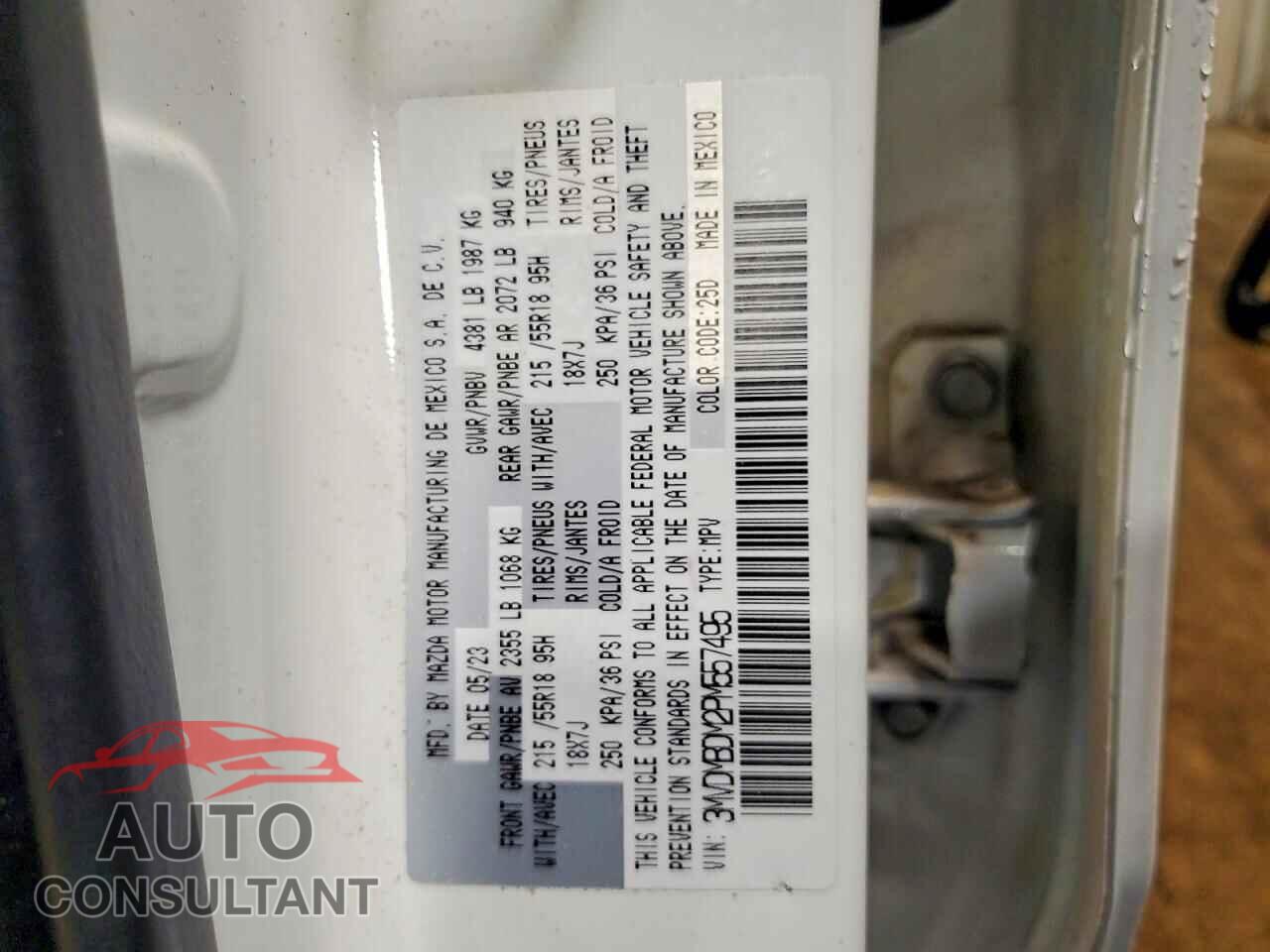 MAZDA CX30 2023 - 3MVDMBDM2PM557495