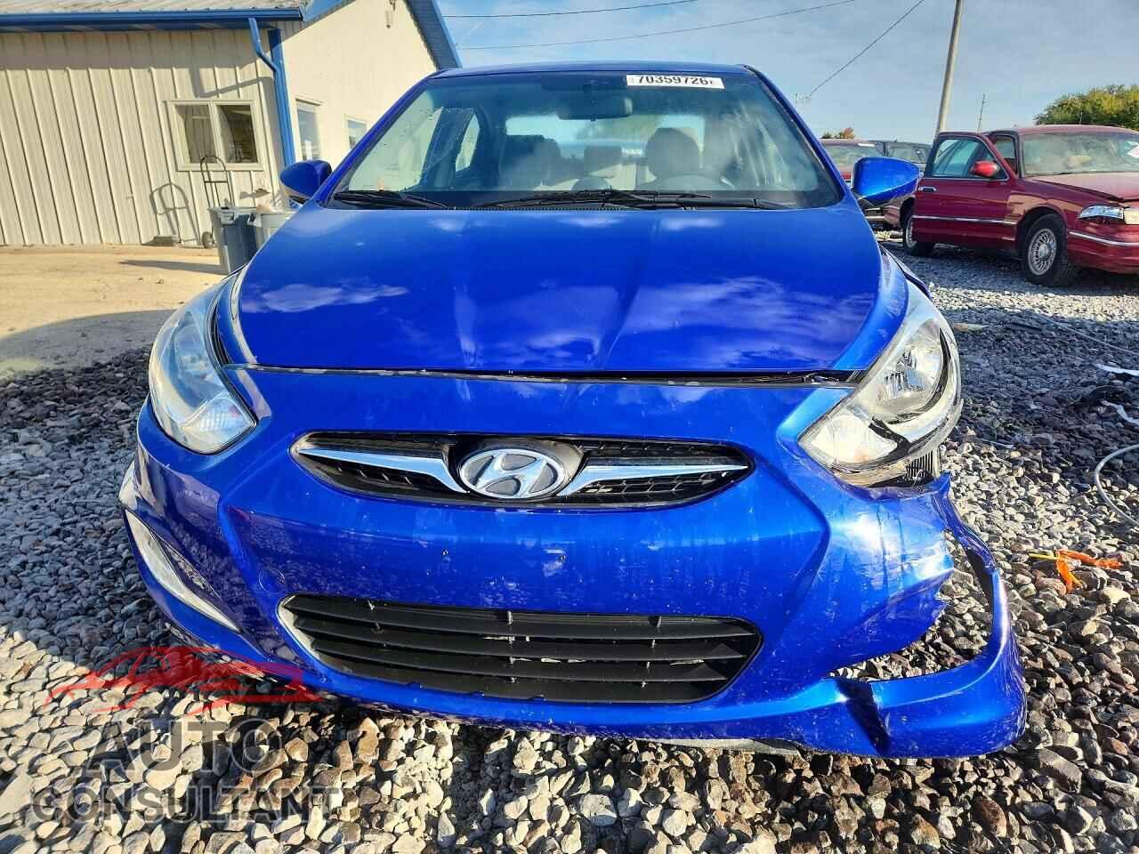 HYUNDAI ACCENT 2013 - KMHCU4AEXDU340155