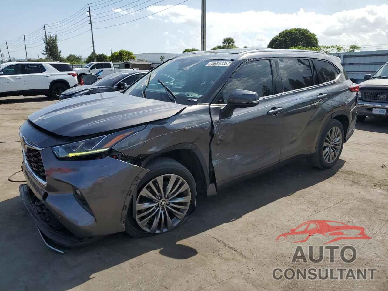 TOYOTA HIGHLANDER 2021 - 5TDFZRAH3MS075836