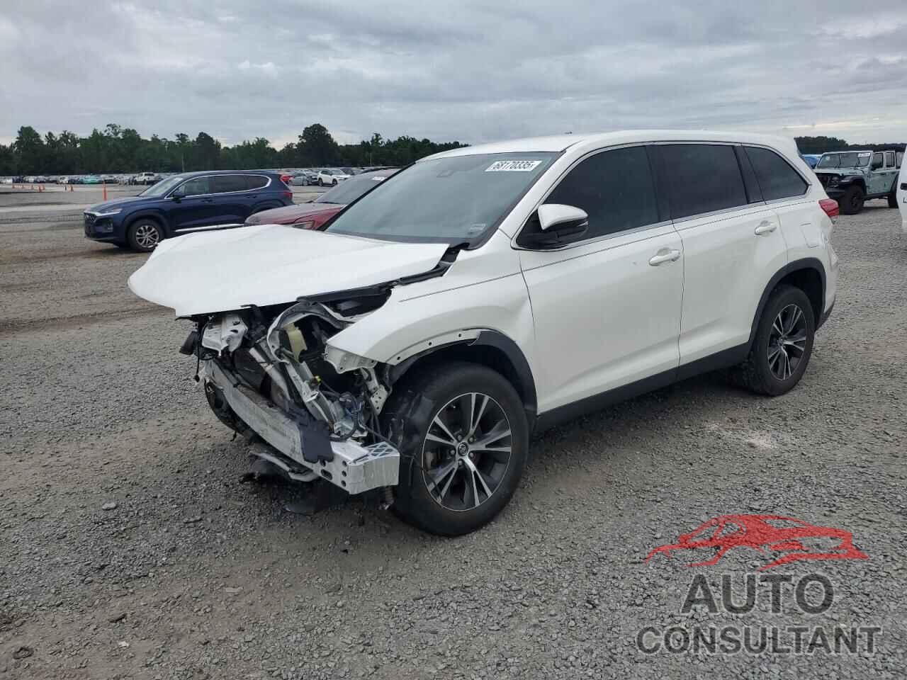 TOYOTA HIGHLANDER 2019 - 5TDZZRFH2KS327305