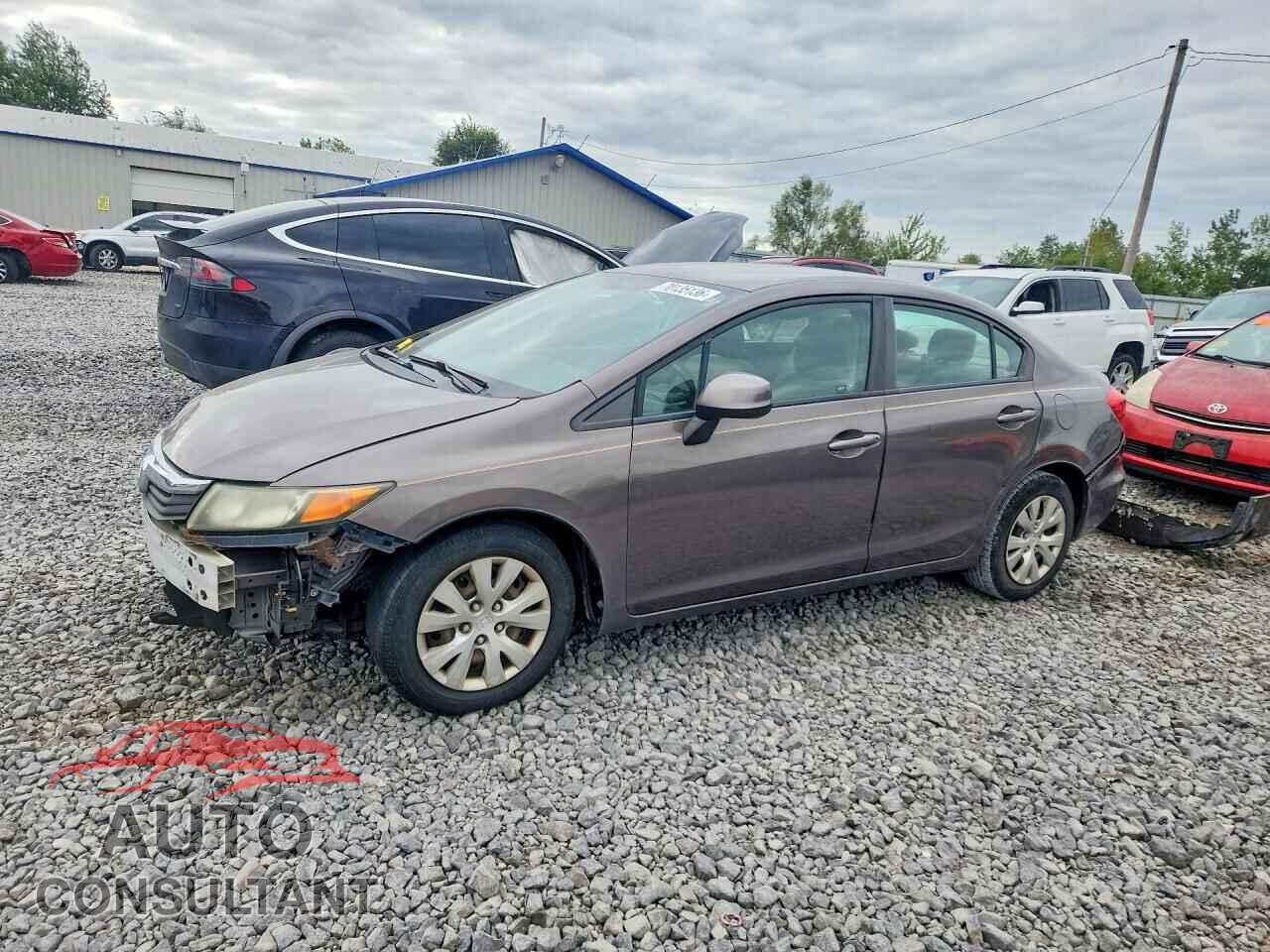 HONDA CIVIC 2012 - 19XFB2F50CE375076
