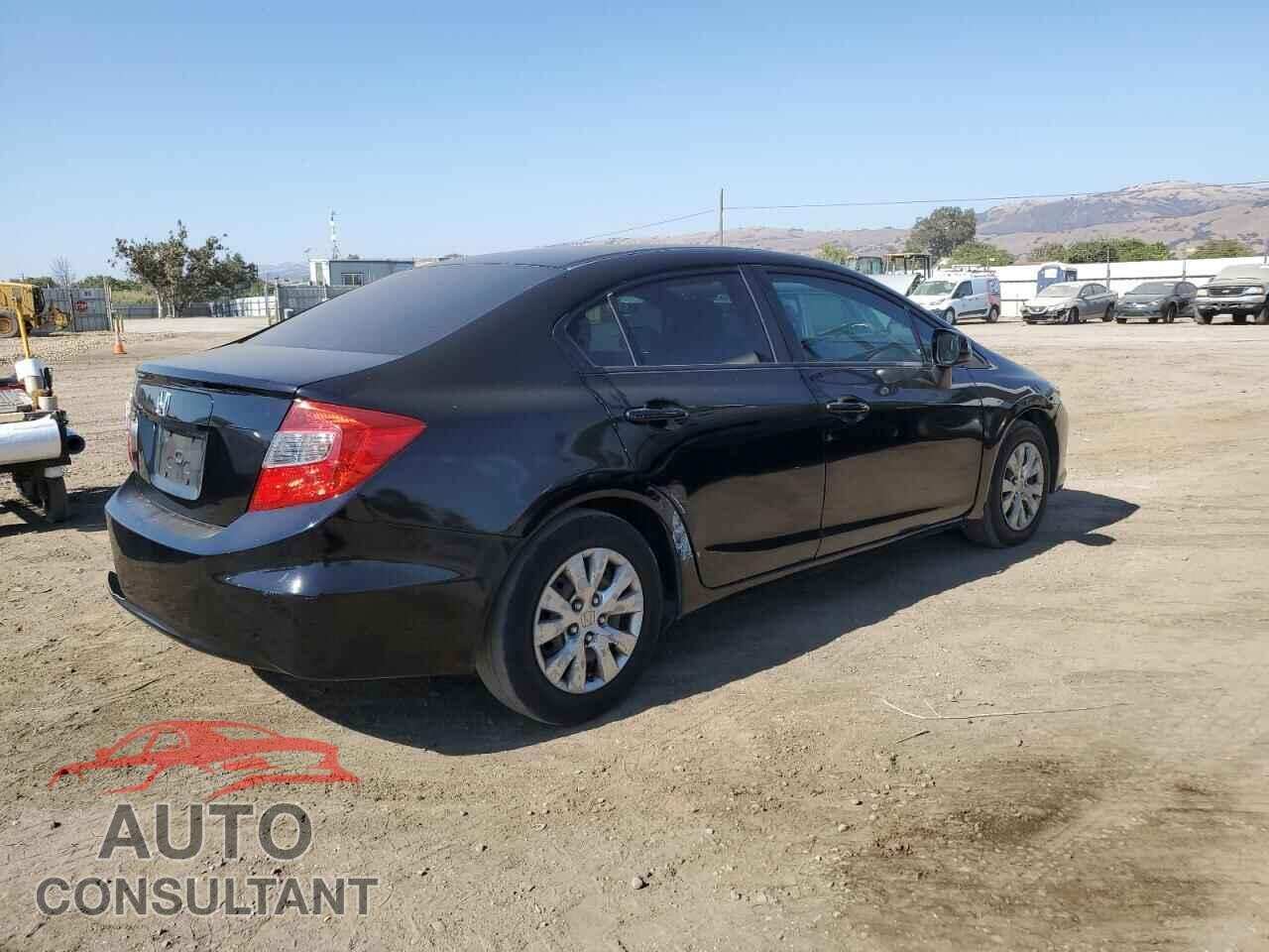 HONDA CIVIC 2012 - 19XFB2F56CE345273