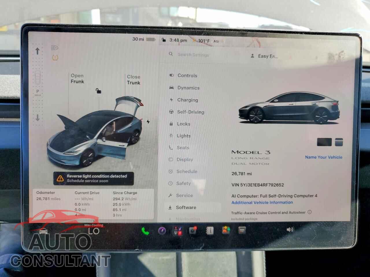 TESLA MODEL 3 2024 - 5YJ3E1EB4RF792652