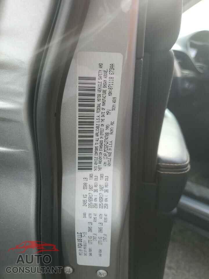 JEEP GRAND CHER 2015 - 1C4PJMCS2FW774708