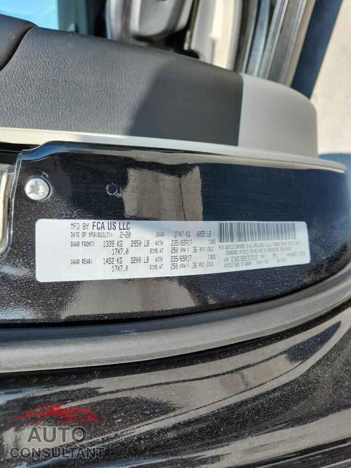 CHRYSLER PACIFICA 2020 - 2C4RC1BG9LR172181