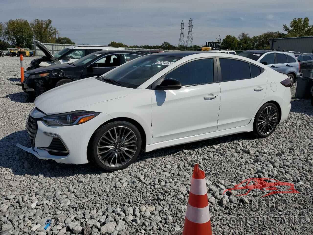 HYUNDAI ELANTRA 2017 - KMHD04LB7HU333043