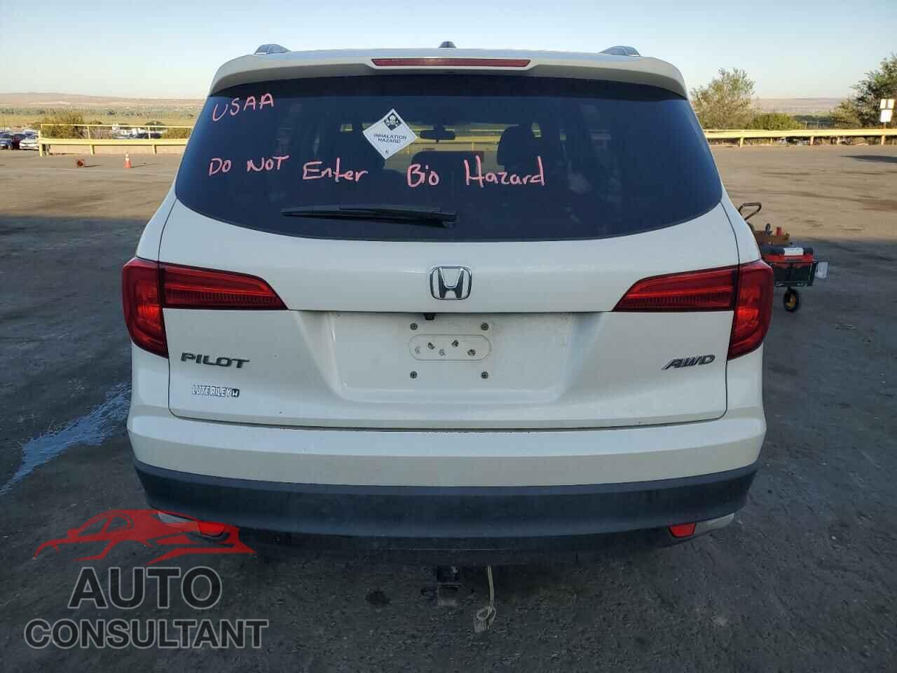 HONDA PILOT 2017 - 5FNYF6H36HB031401