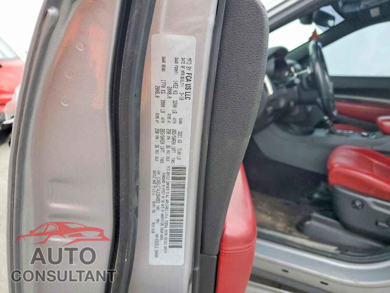 DODGE DURANGO 2018 - 1C4SDJCT4JC354953