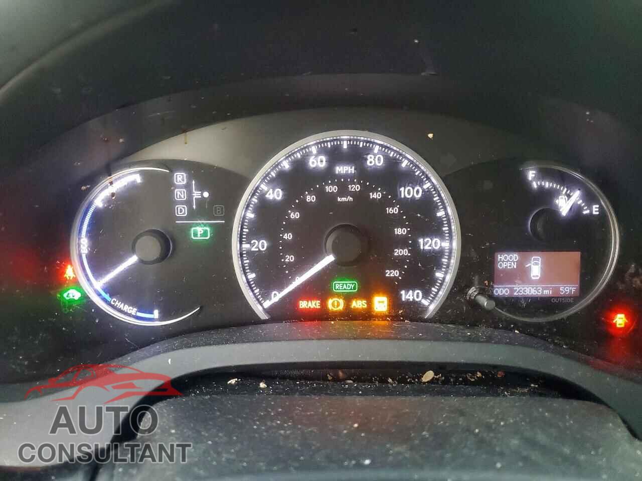 LEXUS CT 200 2012 - JTHKD5BH2C2061838
