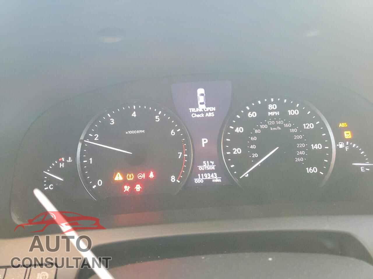 LEXUS LS460 2013 - JTHBL5EF5D5122757