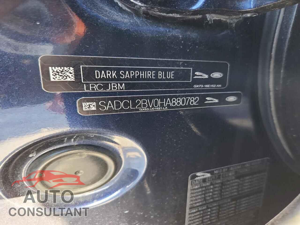 JAGUAR F-PACE 2017 - SADCL2BV0HA880782