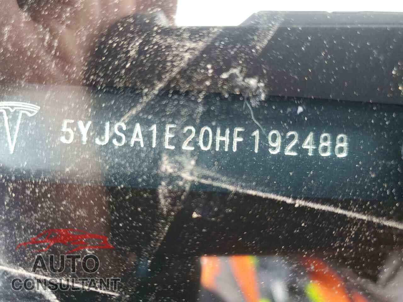 TESLA MODEL S 2017 - 5YJSA1E20HF192488