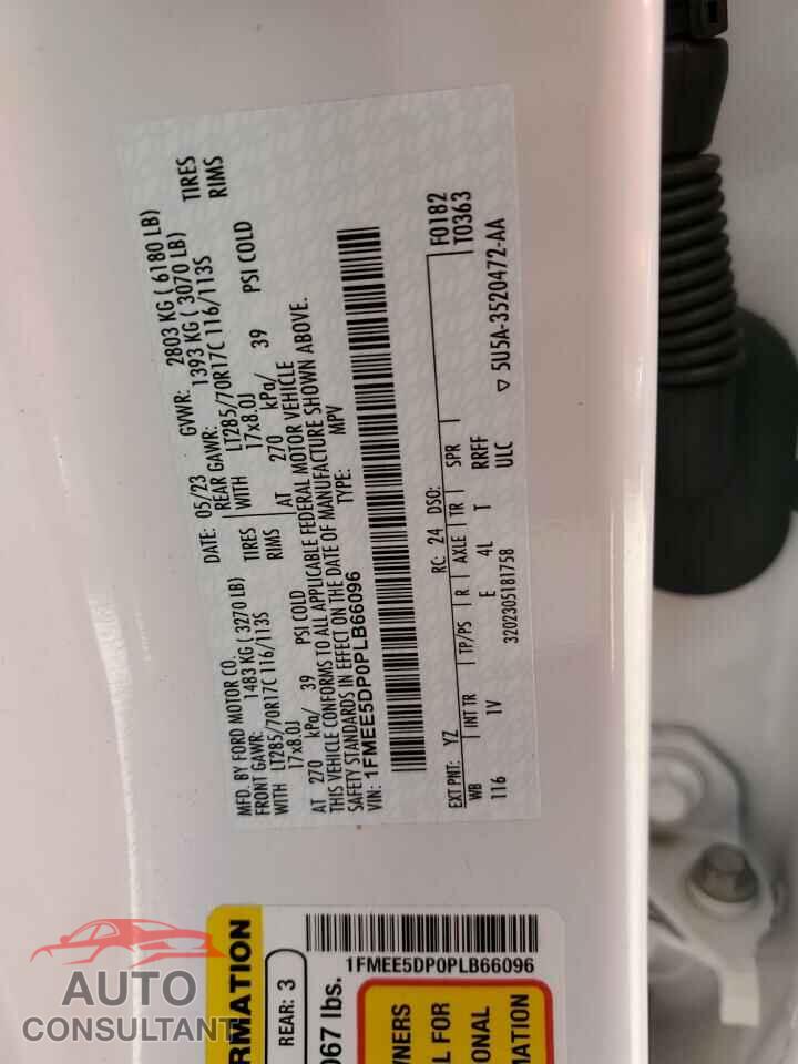 FORD BRONCO 2023 - 1FMEE5DP0PLB66096
