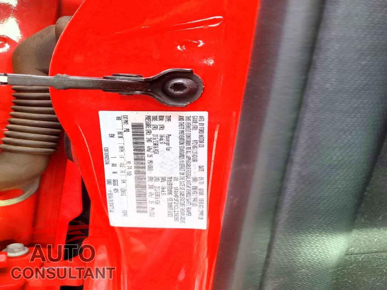 FORD FOCUS 2012 - 1FAHP3F21CL239350