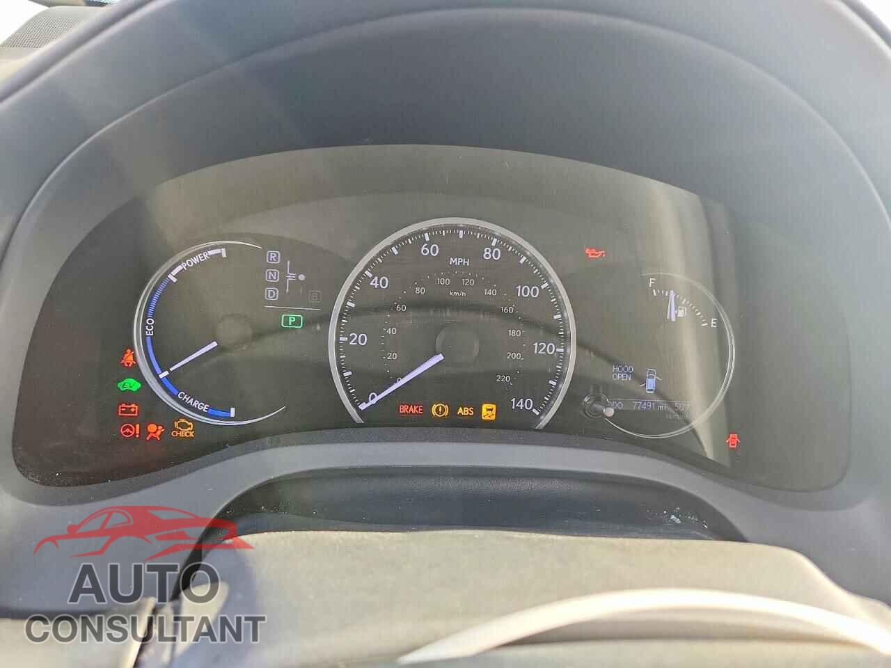 LEXUS CT 200 2013 - JTHKD5BH0D2172664